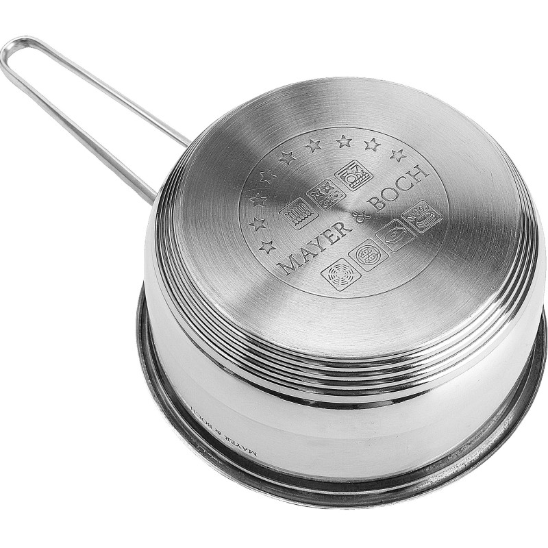 Сотейник нерж.с крышкой 750 мл.14 см.MB 30968