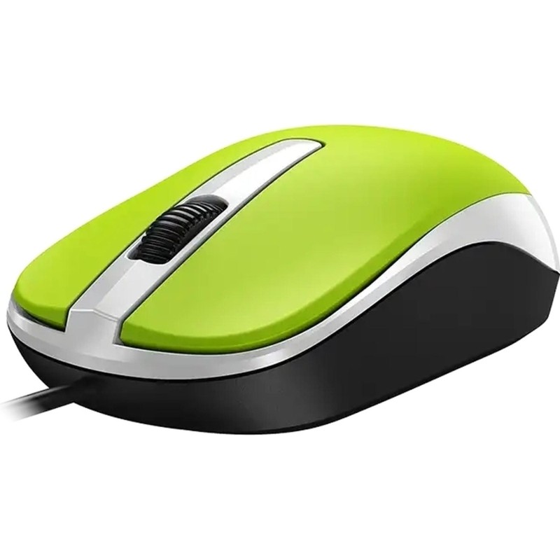 Мышь компьютерная Genius проводн. DX-120 зеленый