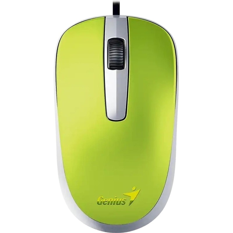 Мышь компьютерная Genius проводн. DX-120 зеленый