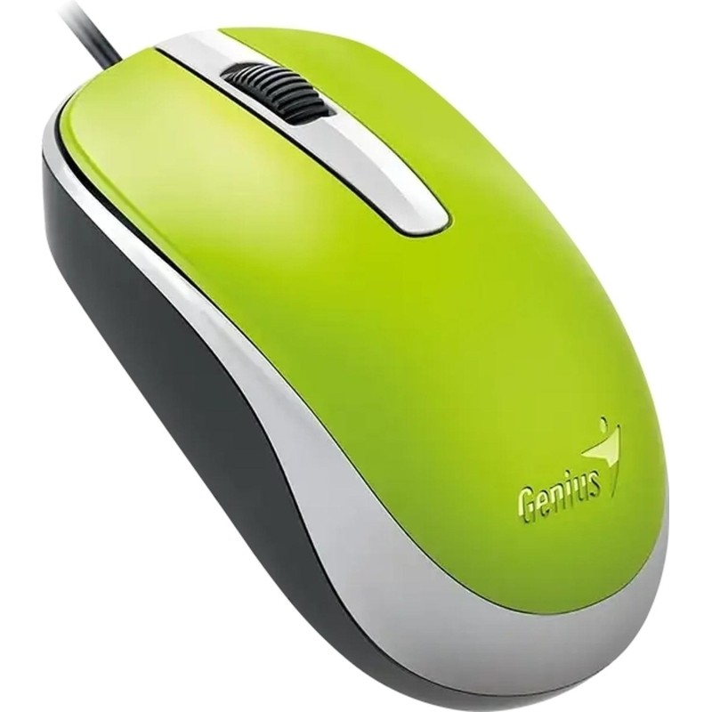 Мышь компьютерная Genius проводн. DX-120 зеленый