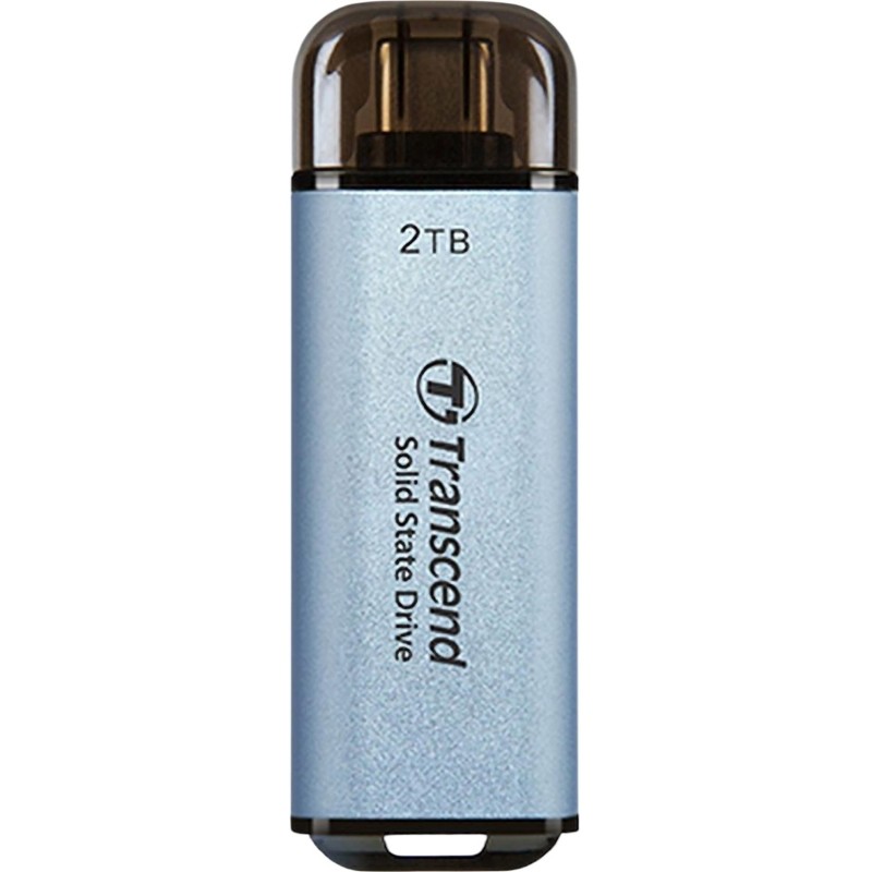 Портативный SSD Transcend ESD300 (TS2TESD300C) 2TB/USB 3.2/небесно-голубой