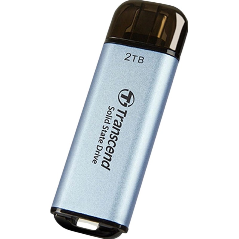 Портативный SSD Transcend ESD300 (TS2TESD300C) 2TB/USB 3.2/небесно-голубой