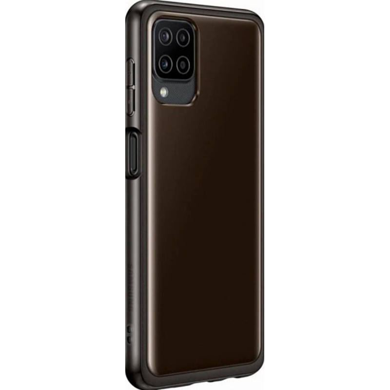 Чехол -крышка Soft Clear Cover A12, Samsung, чер, EF-QA125TBEGRU