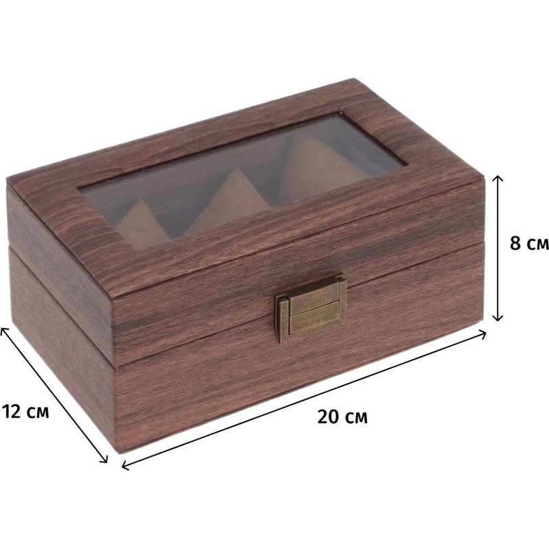Шкатулка для часов, L20 W12 H8 см, 795085