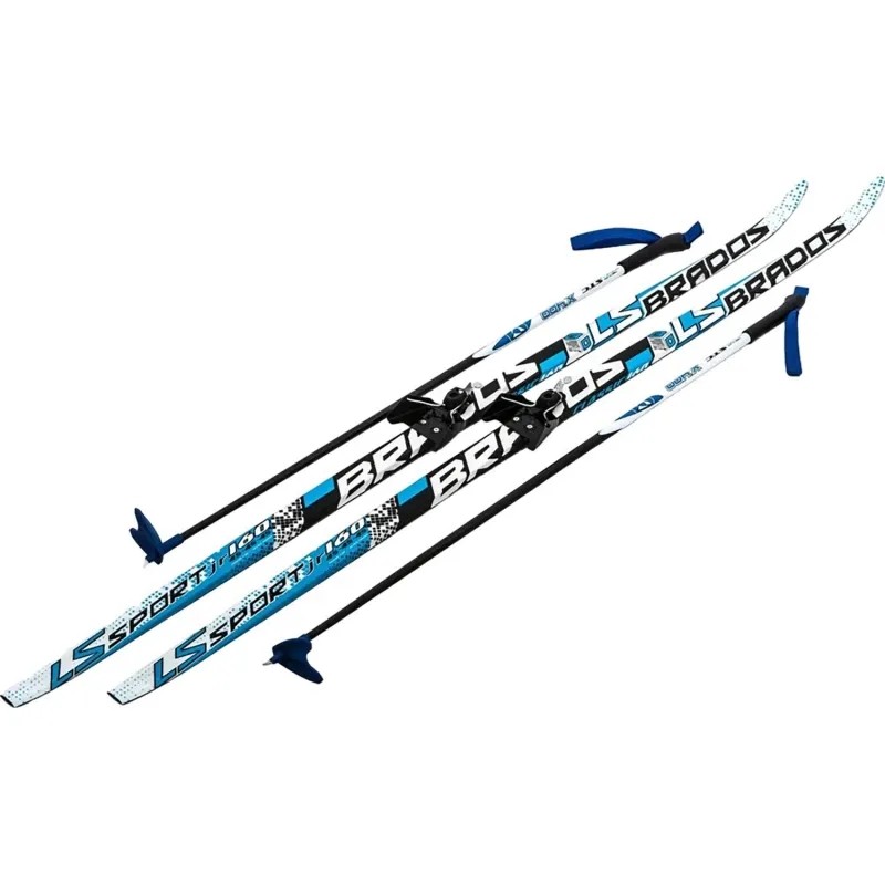 Лыжи Комплект 75 мм - 200 STEP Brados LS Blue , 304420