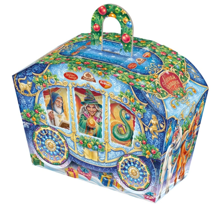 Новогодний сладкий подарок Объединенные кондитеры Лесная загадка 1000 г