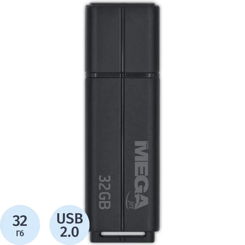 Флеш-память ProMega jet, 32Gb, USB 2.0, чер, PJ-FD-32GB-Black