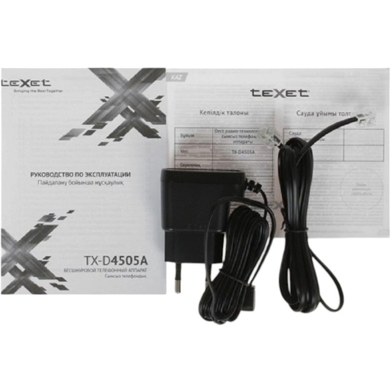 Радиотелефон teXet TX-D4505A черный