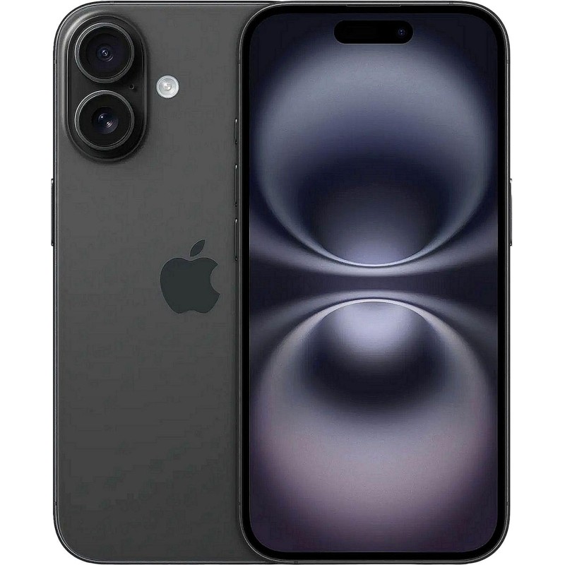 Смартфон Apple iPhone 16 128GB Black, A3287(MYE73HN/A)