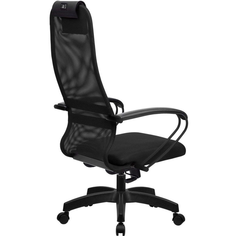 Кресло MT_SU-B-8 сетка/ткань черный подл.130/осн.001(подл.100/осн.001)