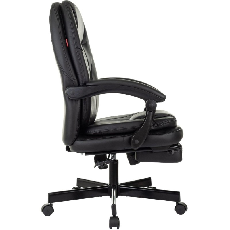 Кресло VB_EChair 668 PU P черный эко.кожа подст.для ног