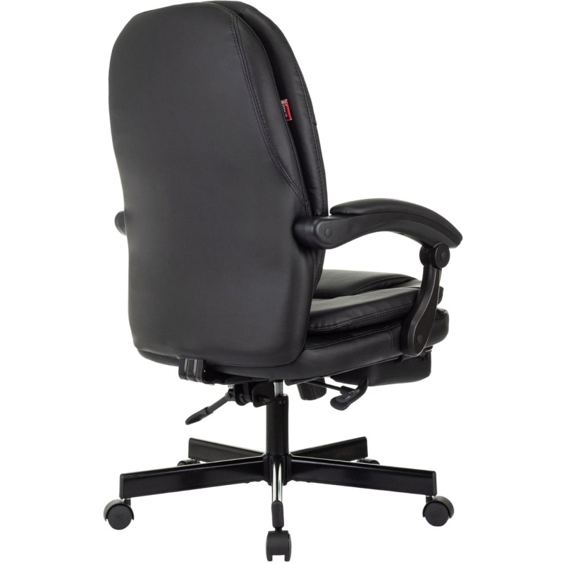 Кресло VB_EChair 668 PU P черный эко.кожа подст.для ног