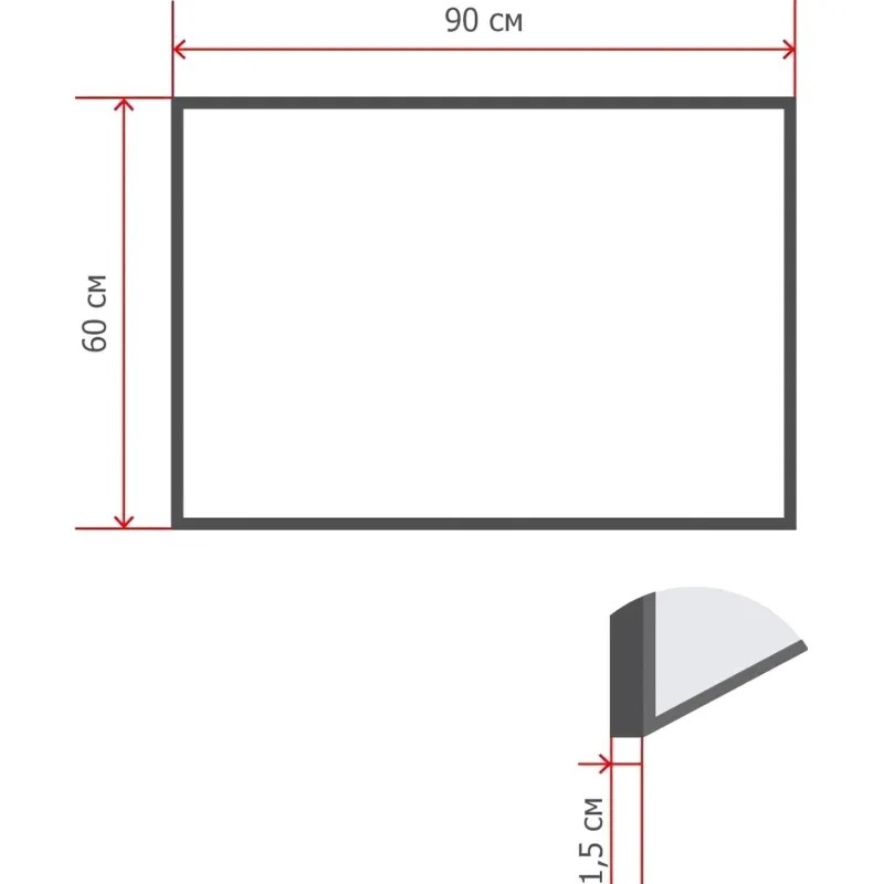 Доска пробковая Attache Economy HDF 60х90 деревян. рама 1502928 Доска пробковая Attache Economy HDF 60х90 деревян. рама 1502928