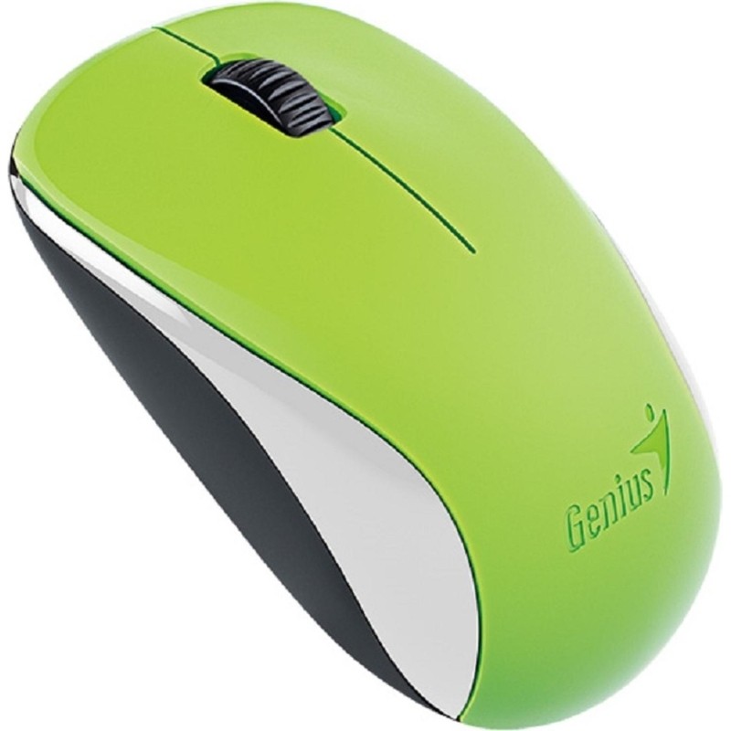 Мышь компьютерная Genius NX-7000,беспроводная,1600 DPI,USB,2.4 GHz. зеленый