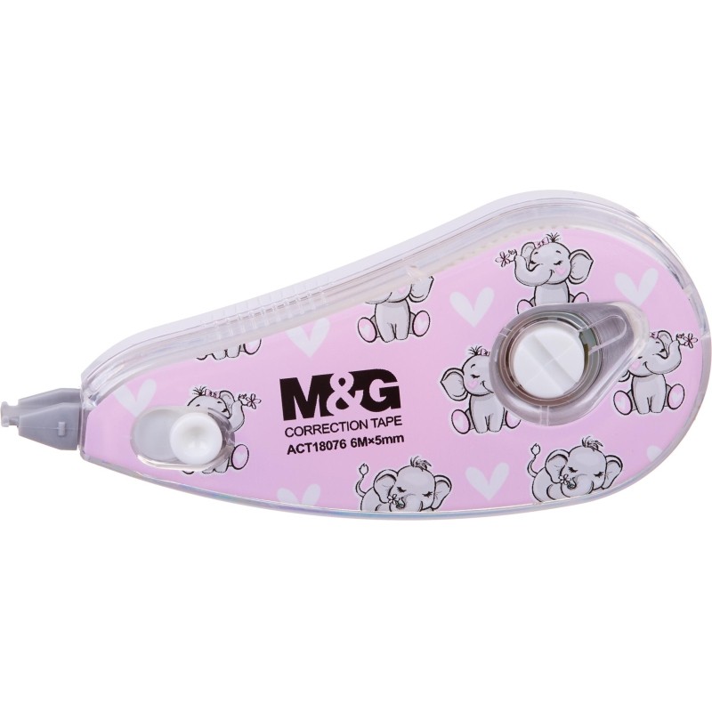 Корректирующая лента M&amp;G Animal Planet, 5 мм x6 м, ассорти