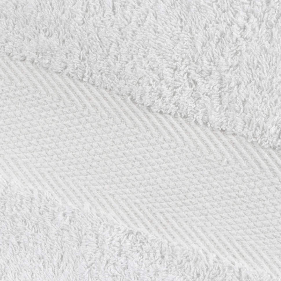 Набор полотенец махровых бордюр 440г/м2, 70х140 белый, 5шт