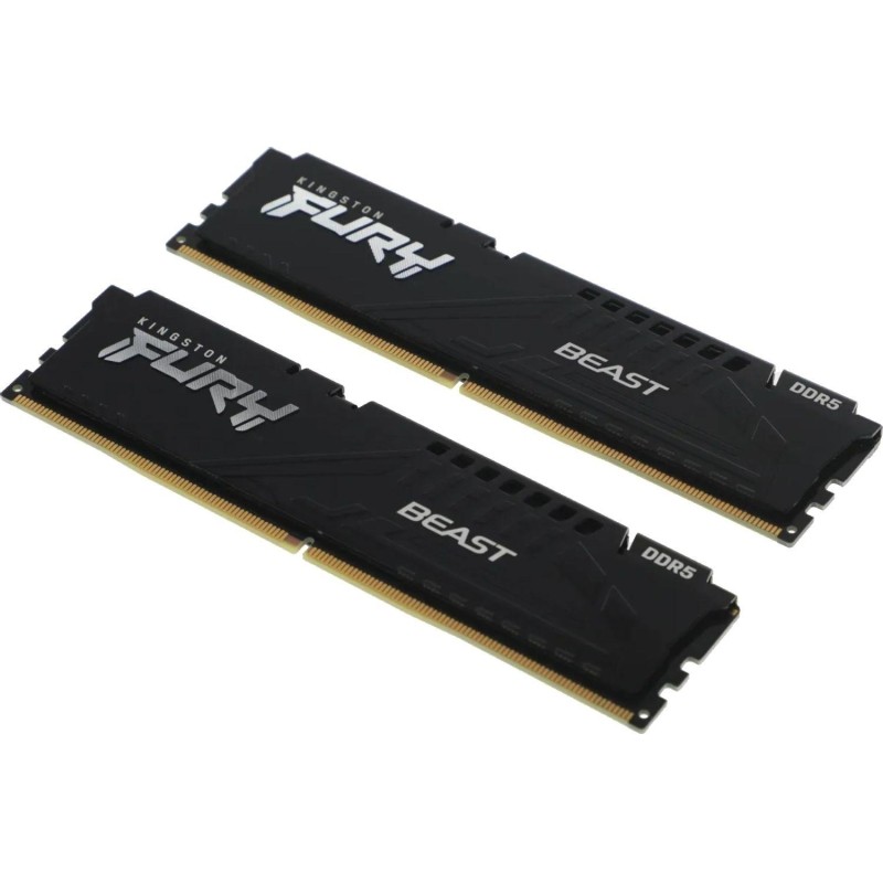 Модуль памяти Kingston FURY DDR5 DIMM 16GB(2x8Gb) 5200Мгц(KF552C40BBK2-16)