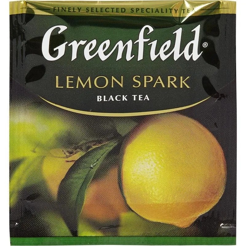 Чай Greenfield Lemon Spark черный фольгир.25пак/уп 0711-10,172699