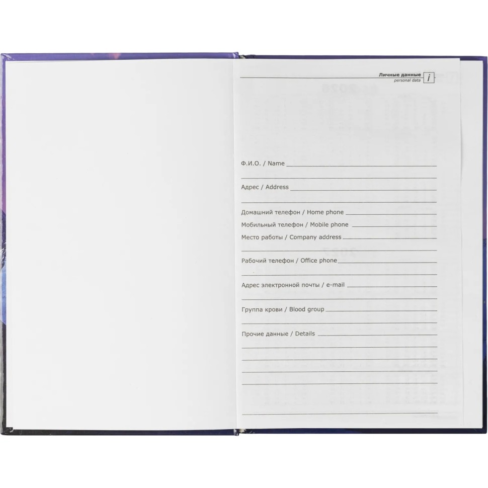 Ежедневник недатированный 7БЦ, пленка глянц., А5,128л, Выбор есть, Горы