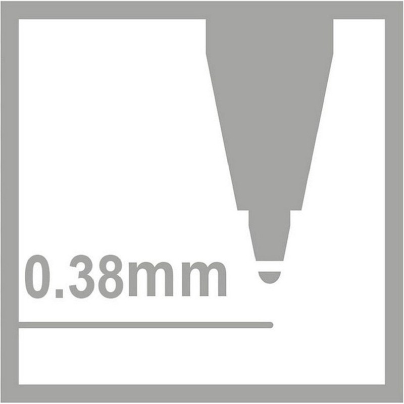 Ручка шариковая автомат. STABILO liner 348/1-50-41,син,0,38мм,манж, шар.0,7