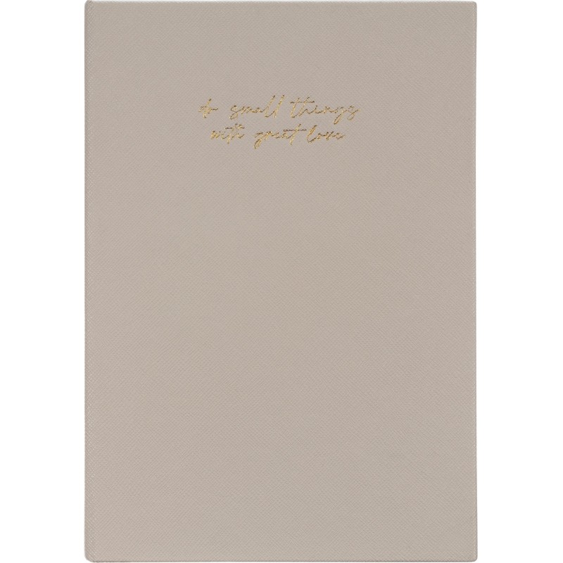 Ежедневник недатированный серый, А5 136 л., Do small things, ATTACHE
