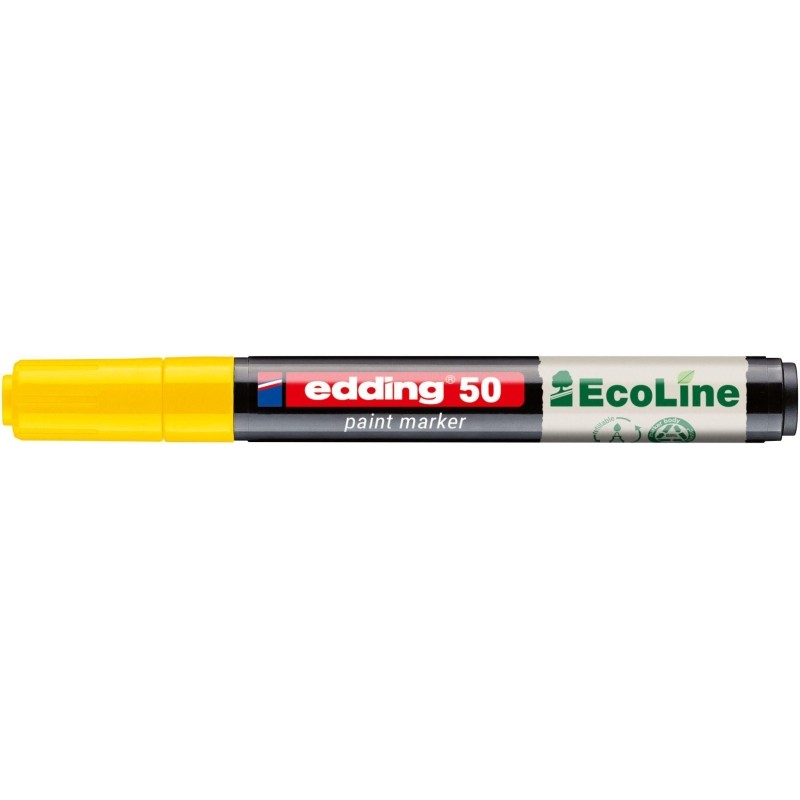 Маркер промышленный лаковый Edding желтый 2-3 мм (4-50-005)