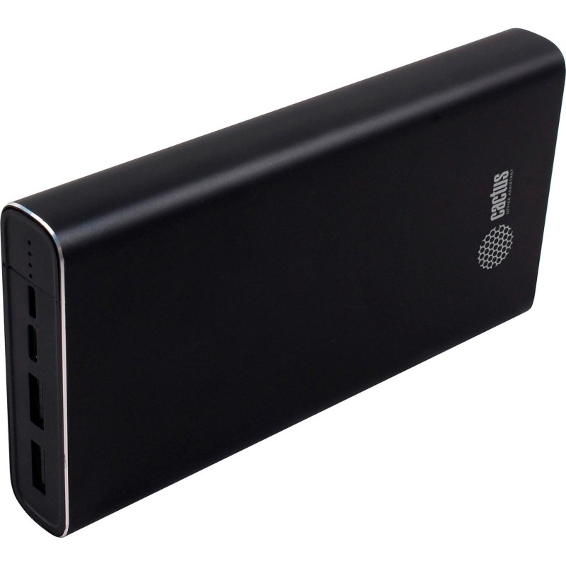 Внешний аккумулятор Cactus CS-PBFSIT-20000 20000mAh 2.1A 2xUSB черный