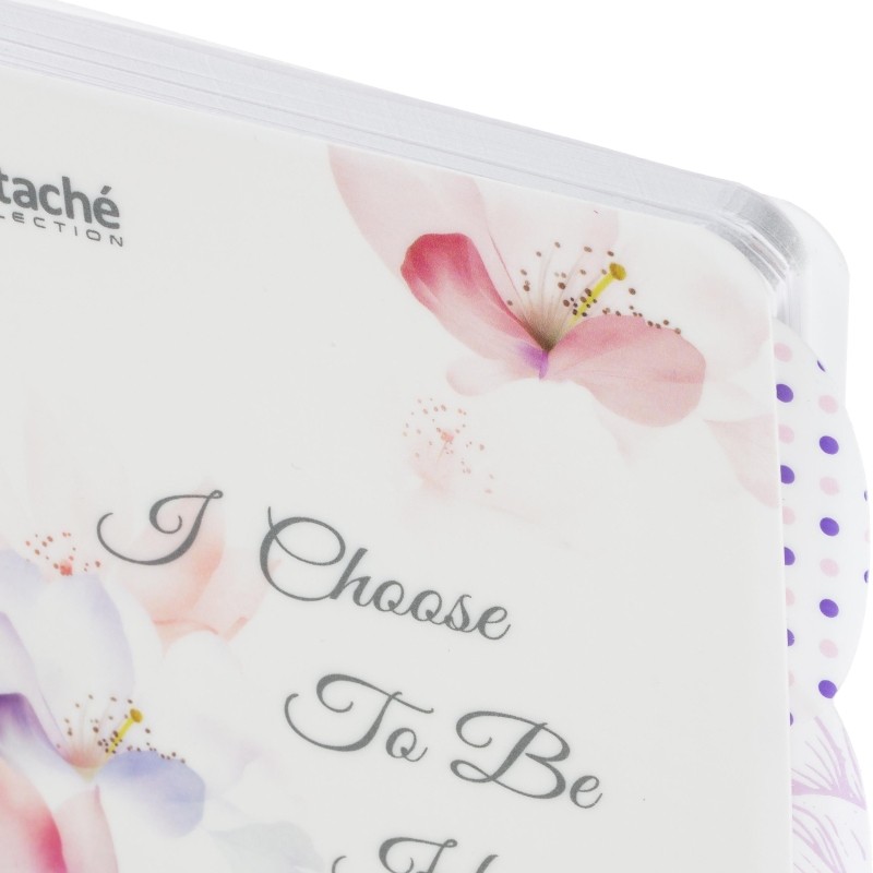Бизнес-тетрадь А6,120л,кл,спир,пласт Attache Selection Flower Dreams 876753