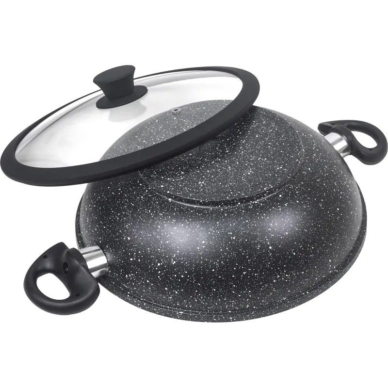 Сотейник ВОК 28см с крышкой и съемными ручками Panairo Expa induction