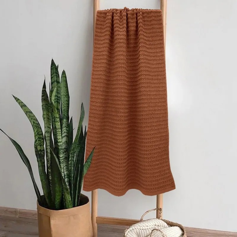 Полотенце махровое УЗБ Рельеф, L 70х130 кор,162476