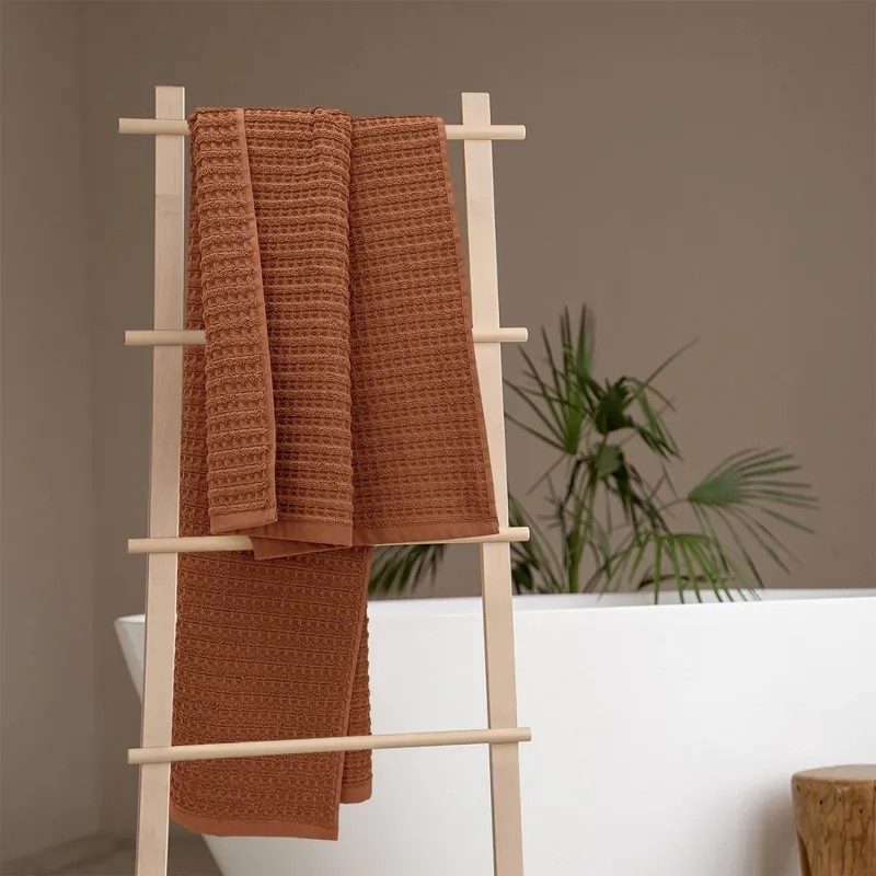 Полотенце махровое УЗБ Рельеф, L 70х130 кор,162476