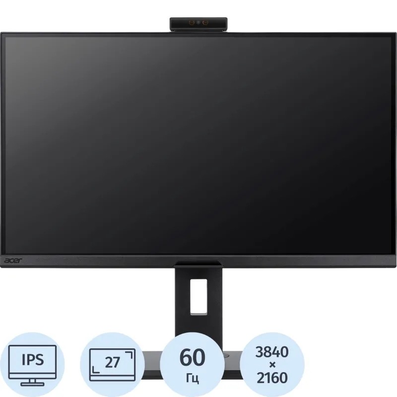 Монитор Acer Vero (UM.HB8CD.001)27/4K UHD/IPS/60Hz/350cd/4ms/HDMI/DP
