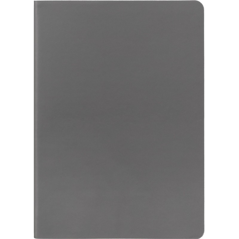 Ежедневник недатированный ATTACHE Soft touch А5, 140х200мм, 136л, серый