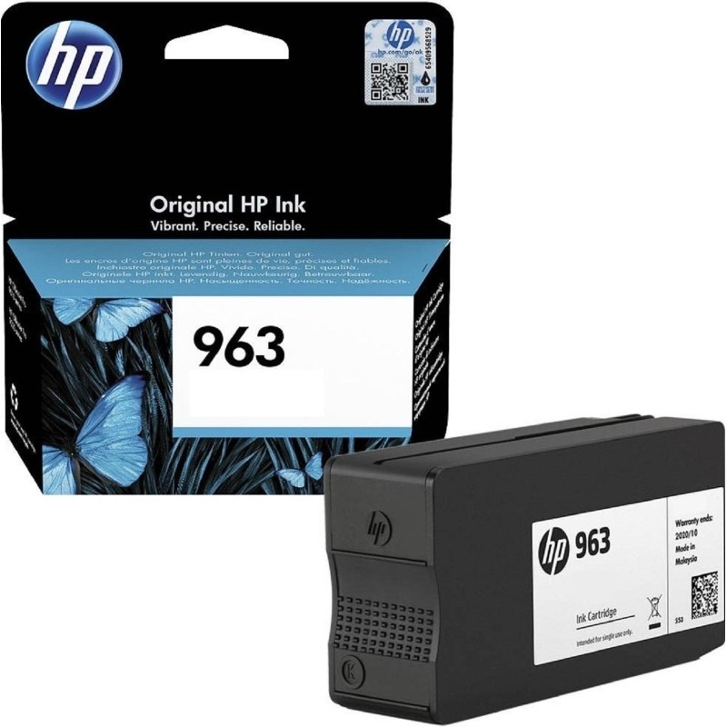 Картридж струйный HP 963 3JA23AE гол. для OJ Pro 9010/9020
