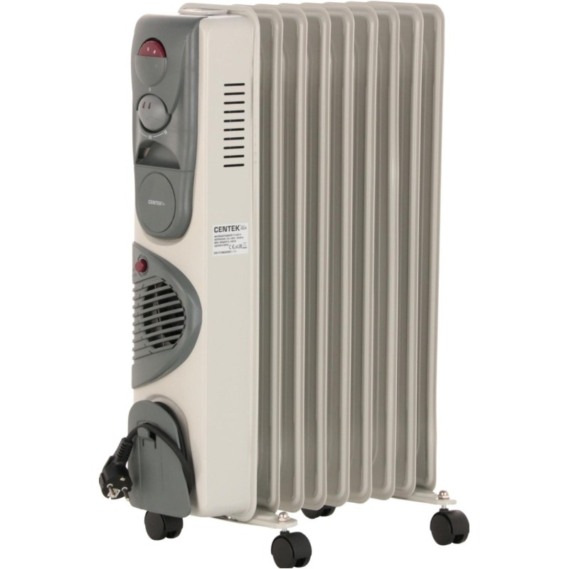 Радиатор масляный Centek CT-6203, 9 секц.(20м) 2400Вт