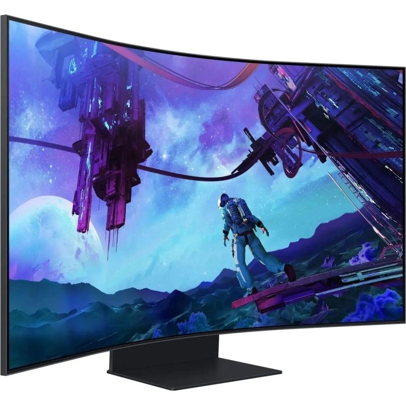 Монитор SAMSUNG Ark S55CG97WNI (LS55CG97WNIXCI)55/4K/VA/165Hz/600cd/5ms/DP