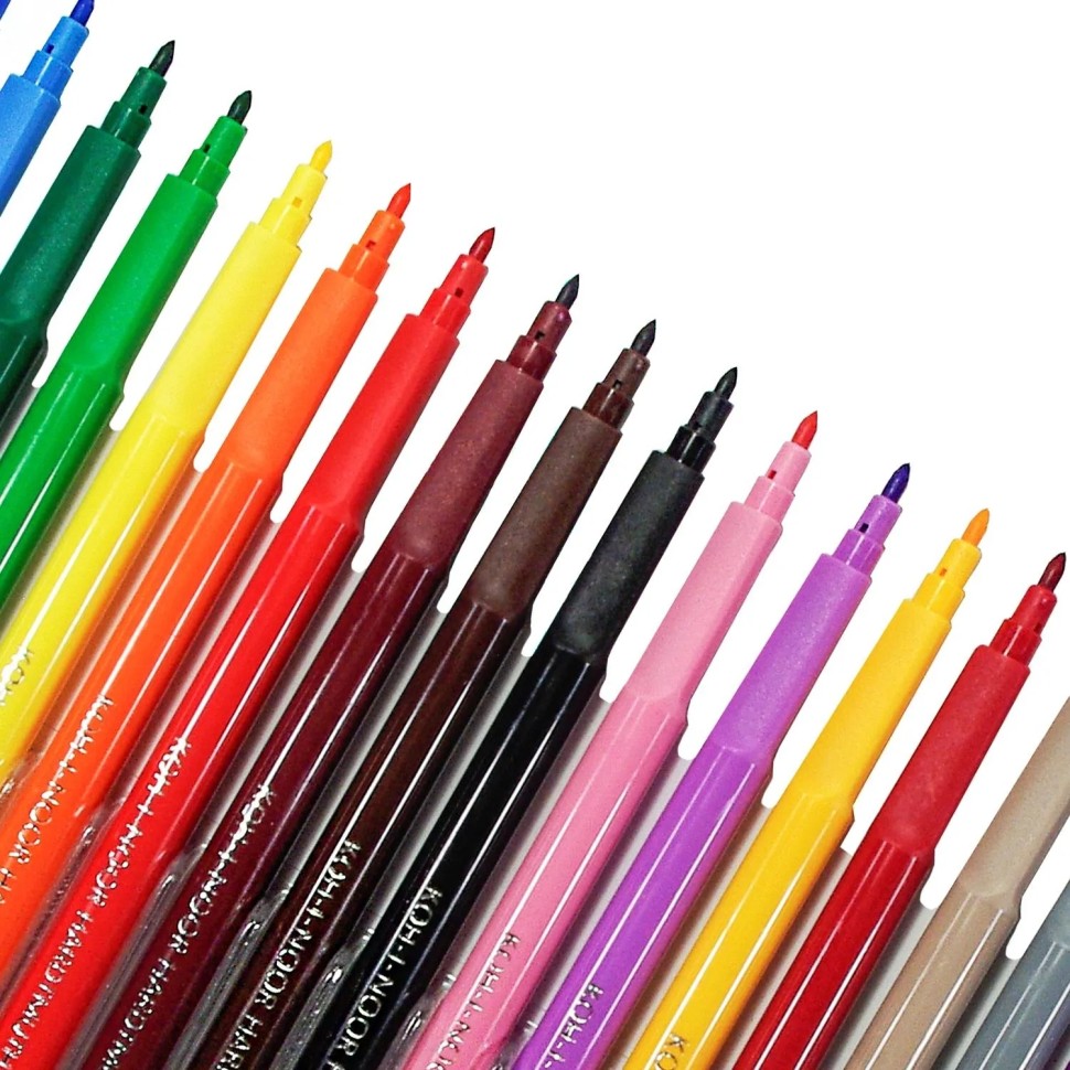 Фломастеры ZOO 1002 18цв/наб смываемые вентилир. ПВХ с подв 771002AH04TERU