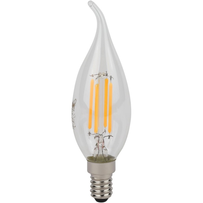 Лампа светодиодная OSRAM LSCLBA75 6W/827 230VFILCL E14 FS1