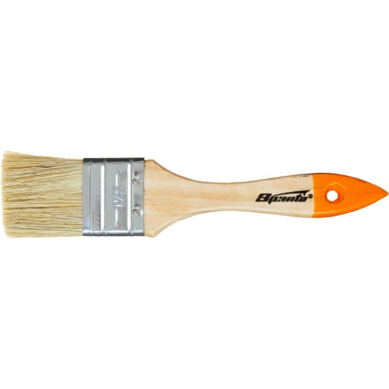 Кисть плоская Sparta Slimline 38 мм, натур. щетина, дерев. ручка (824255)
