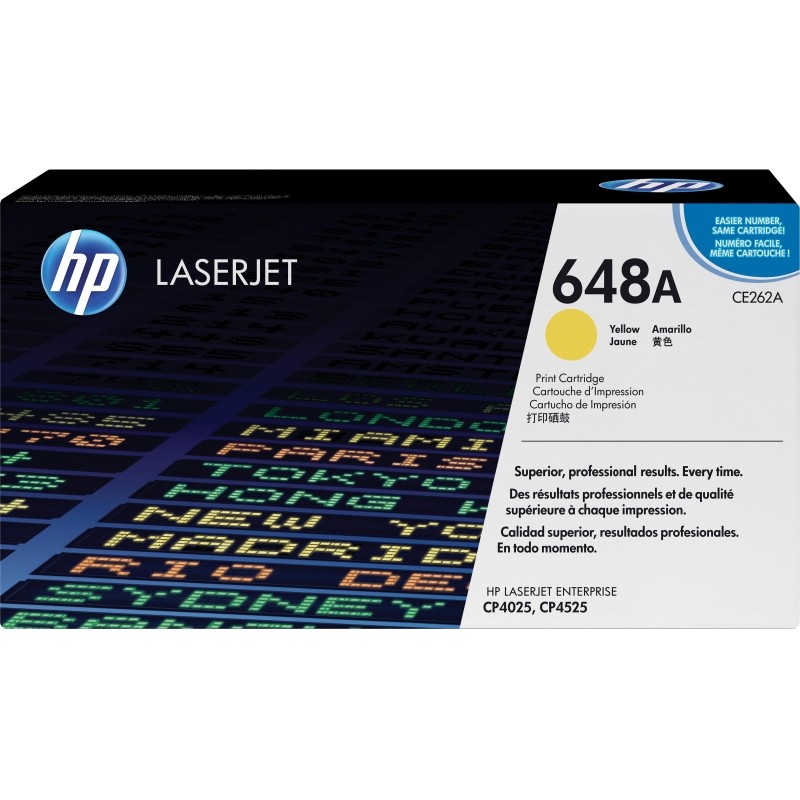 Картридж лазерный HP 648А CE262A жел. для CLJ CP4025/CP4525