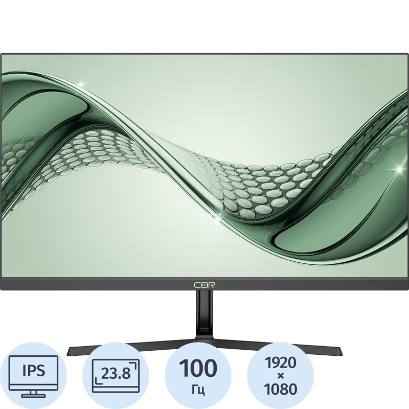 Монитор CBR Q24F100(LCD-Q24F100-OPC)23.8/FHD/IPS/100Hz/5ms/280cd/HDMI /VGA
