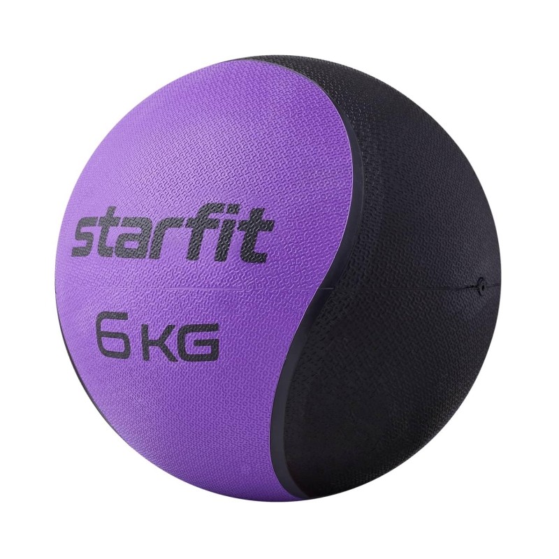 Медбол высокой плотности STARFIT GB-702 6 кг, фиолетовый,УТ-00018939
