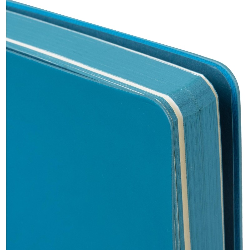 Ежедневник недатированный ATTACHE Soft touch А5, 140х200мм, 136л, бирюзовый