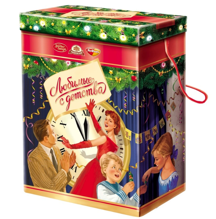 Новогодний сладкий подарок Рот Фронт Любимые с детства Карнавал 550 г