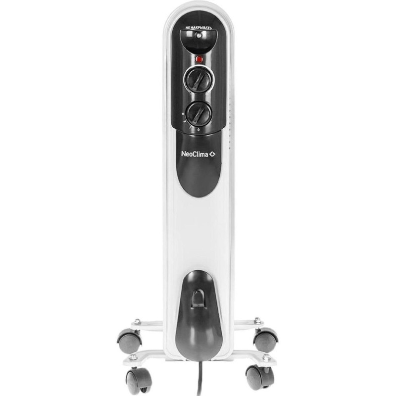 Радиатор Neoclima NC 9307 масляный 7 секций, 1.5 кВт