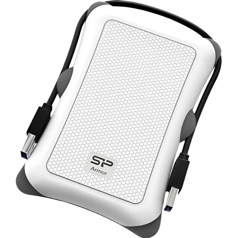 Портативный HDD Silicon Power Armor A30 2 TB USB 3.2, белый, резина