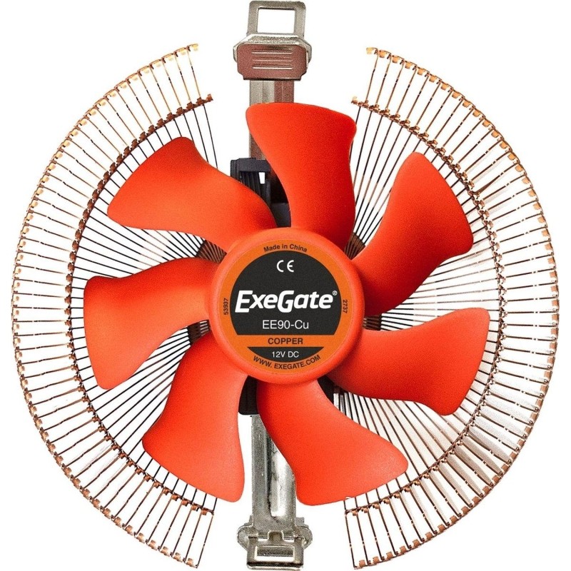 Кулер ExeGate EE90-Cu, Al+Copper, all sockets, 80W,3pin, 90мм (EX286151RUS)