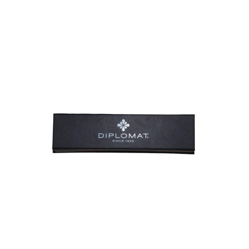 Ручка шариковая  DIPLOMAT Traveller stainless steel синий D10061083