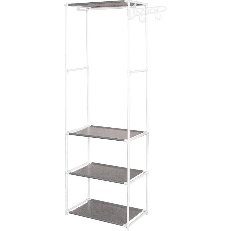 Вешалка LS_гардеробная напольная Helex Home W-04-1, белая