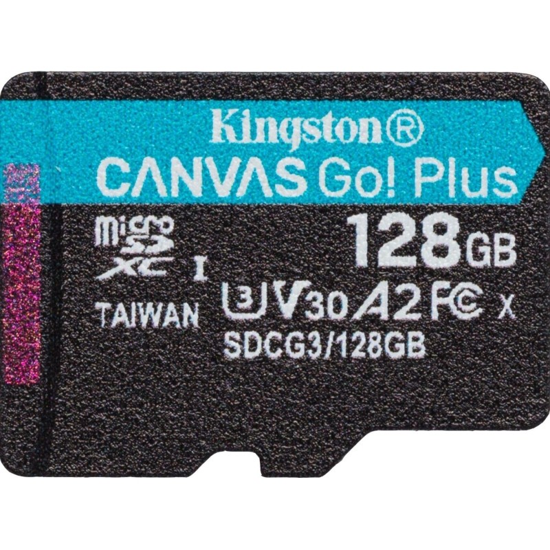 Карта памяти Kingston Canvas Go! Plus microSDXC UHS-I Cl10, SDCG3/128GBSP